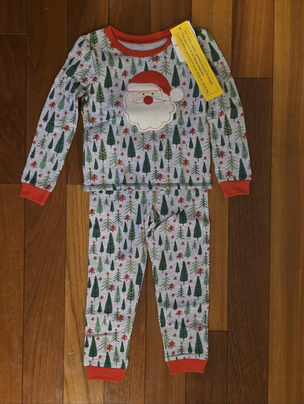 NWT Mud Pie Santa and Christmas Tree Pajamas Size 3T